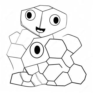 Q*bert Färgläggningssida | Q*bert målarbild