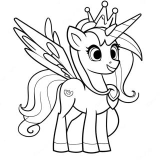 Prinsessa Cadance Målarbild | Prinsessan Cadance målarbild