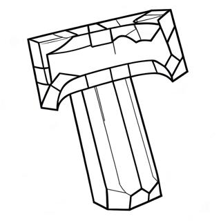 Minecraft Spade Målarbild | Minecraft Spade målarbild