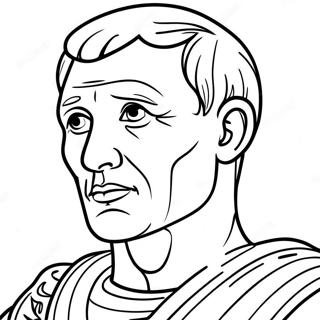 Berömd Julius Caesar Porträtt Målarbild | Julius Caesar målarbild