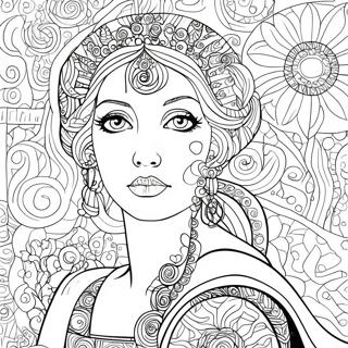Klimt Målarbild | Klimt målarbild
