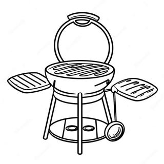 Grill Målarbild | Grill målarbild