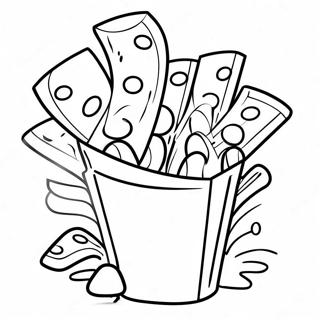 Chips Färgläggningssida | Chipar målarbild