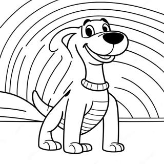 Glad Slinky Dog målarbild | Slinky Dog målarbild