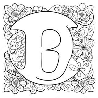 Lyckotal 13 Målarbild | Nummer 13 målarbild
