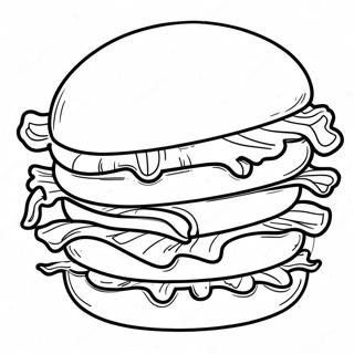 Whataburger Logotyp Målarbild | Whataburger målarbild
