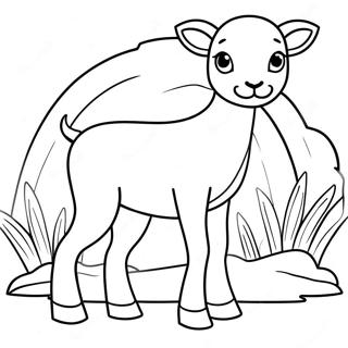 Guds Lamm Målarbild | Guds Lamm målarbild