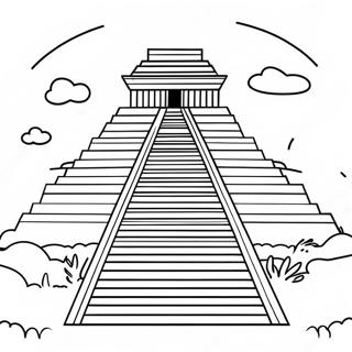 Gammal Ziggurat Målarbild | Ziggurat målarbild