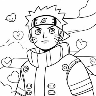 Naruto med extra pålägg-skiss | Naruto Äter Ramen målarbild