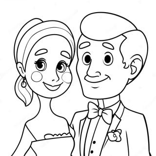 Söt Mr och Mrs Målarbild | Herr och Fru målarbild