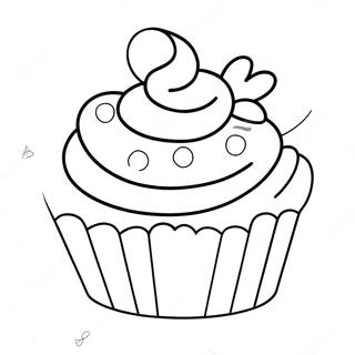 Läcker Cupcake Bakning Målarbild | Bakning målarbild