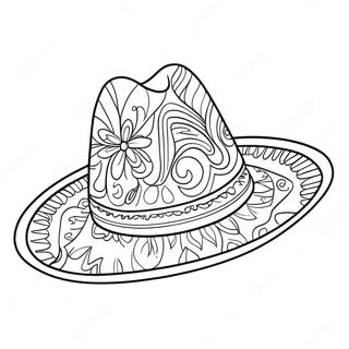 Sombrero Målarbild | Sombrero målarbild