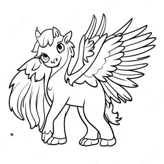 Hippogriff Målarbild | Hippogriff målarbild