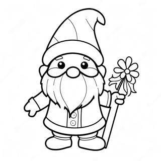 Julgnome målarbok | Julgnome målarbild