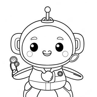 Vegimal Octonauts Färgläggningssida | Vegimal Octonauts målarbild