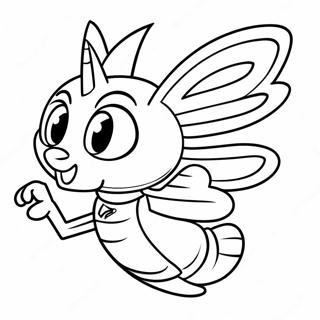 Charlotte Hornets Maskot Målarbild | Charlotte Hornets målarbild