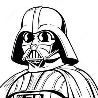 Darth Vader Färgläggningssida | Darth Vader målarbild