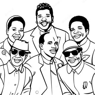 Soulful Motown sångare målarbild | Motown Magi målarbild