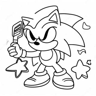 Sonic Superstars Färgläggningssida | Sonic Superstars målarbild