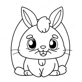 Bunnicula Färgläggningssida | Bunnicula målarbild