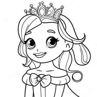 Glittrande LOL prinsessa målarbild | Lol Prinsessa målarbild