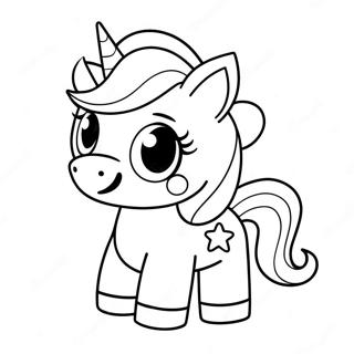 Söt Tokidoki-unicorn färgläggningssida | Tokidoki målarbild