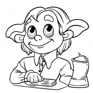 Rumpelstiltskin Målarbild | Rumpelstiltskin målarbild
