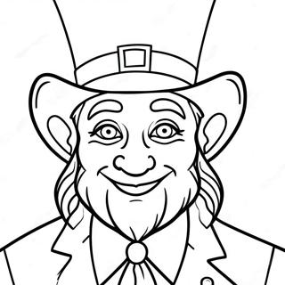 Skrämmande Leprechaun Målarbilder