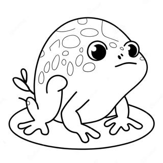Groda Squishmallow Målarbok | Frog Squishmallow målarbild