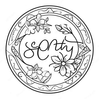 Scentsy Logotyp Färgläggningssida | Scentsy målarbild