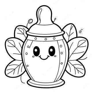 Färgglad Scentsy Värmare Färgläggningssida | Scentsy målarbild