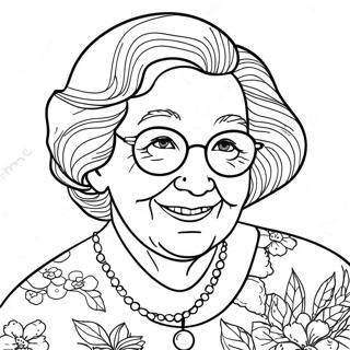 Bästa mormor färgläggningssida | Bästa Mormor målarbild