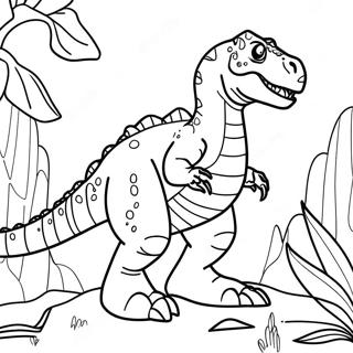 Indominus Rex färgläggningssida | Indominus Rex målarbild
