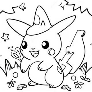 Pokemon Halloween Målarbild | Pokemon Halloween målarbild