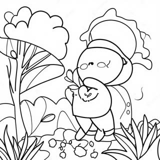 Februari Målarbild | Februari målarbild