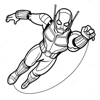 Ant Man i Aktion Målarbild | Myra Man målarbild