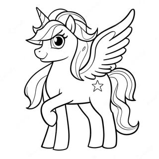 Prinsessan Celestia färgläggningssida | Prinsessan Celestia målarbild