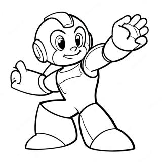 MegaMan i Aktion Målarbild | MegaMan målarbild