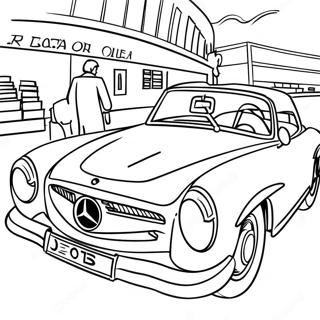 Mercedes Målarbild | Mercedes målarbild