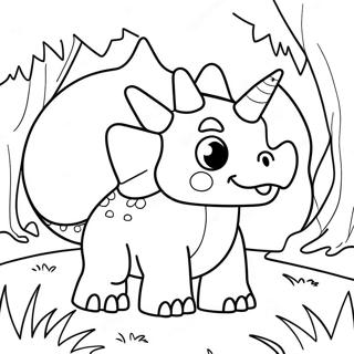 Triceratops Målarbilder