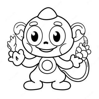 Cuphead Målarbok | Cuphead målarbild