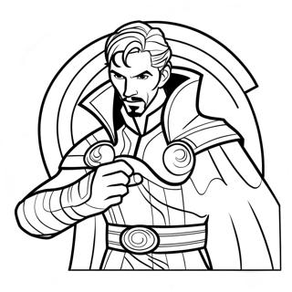 Doctor Strange Målarbok | Doktor Strange målarbild