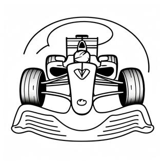 Snabb Formel 1 Racerbana Målarbild | Formel 1 målarbild
