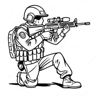 SWAT-team Målarbilder