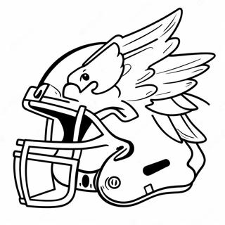 Philadelphia Eagles Logotyp Målarbok | Philadelphia Eagles målarbild