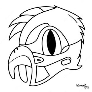 Philadelphia Eagles Maskot Målarbild | Philadelphia Eagles målarbild