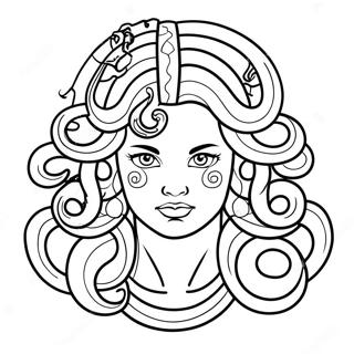 Medusa Målarbild | Medusa målarbild