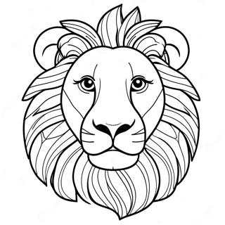 Leo Lejon Målarbild | Leo målarbild