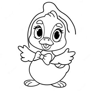 Daisy Duck Målarbild | Daisy Anka målarbild