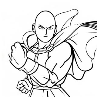 One Punch Man Målarbild | One Punch Man målarbild